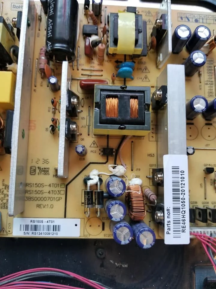 Circuit board repair work on a consumer electronics device