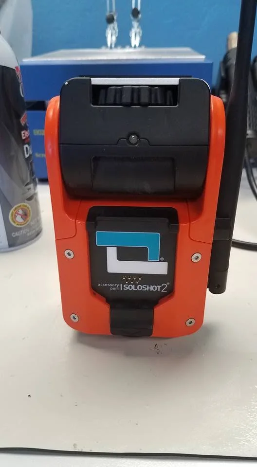 Electronic device opened up for diagnostics and repair